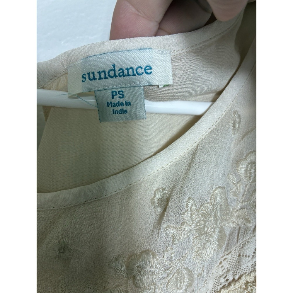 Sundance Tunic Tank Top‎ Sz SP Oversized Ivory Lace Feminine - Picture 3 of 8